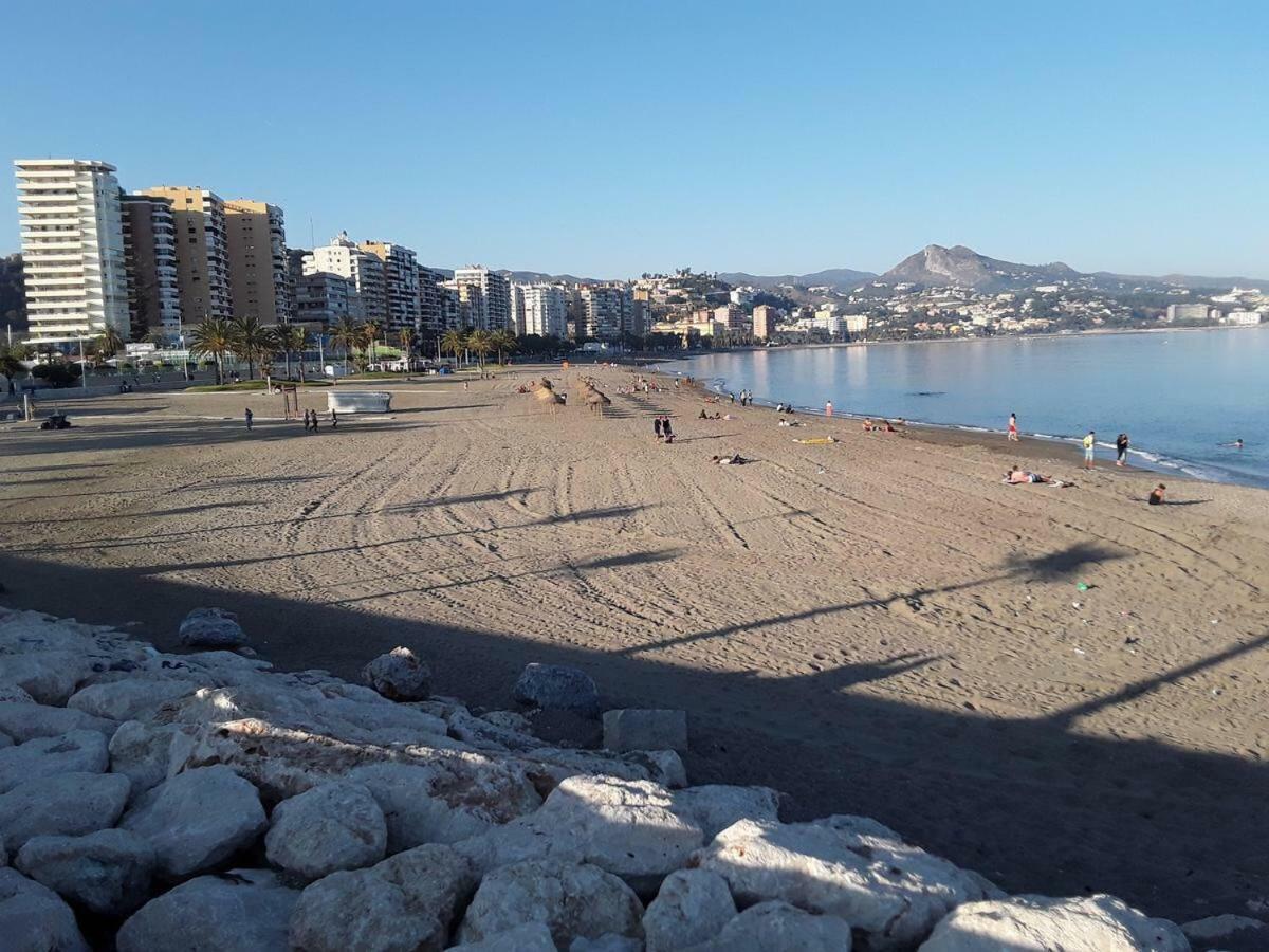 La Casita De La Playa Appartamento Málaga Esterno foto
