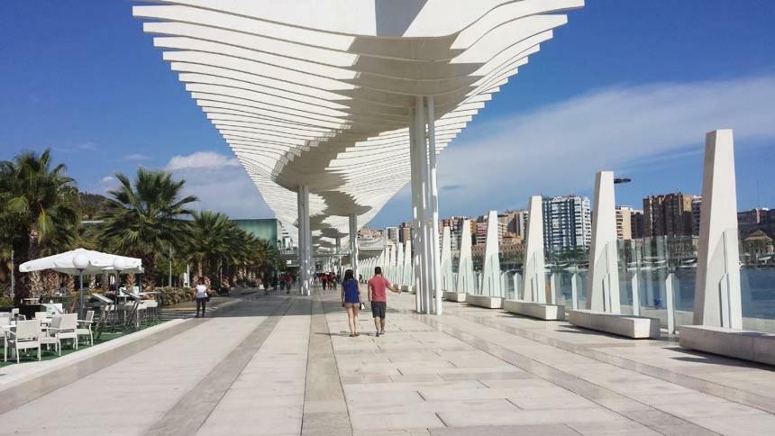 La Casita De La Playa Appartamento Málaga Esterno foto